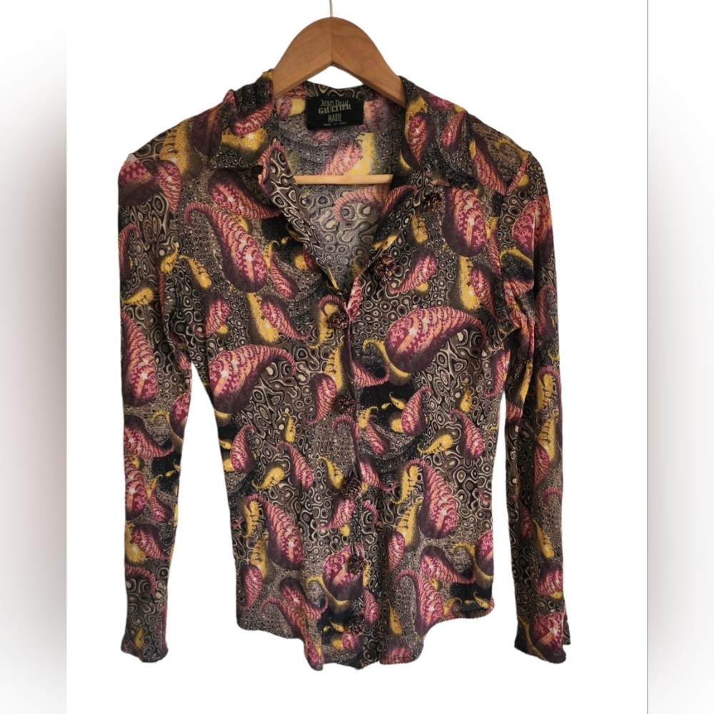 Rare Jean Paul Gaultier 90's Button Up long sleeve